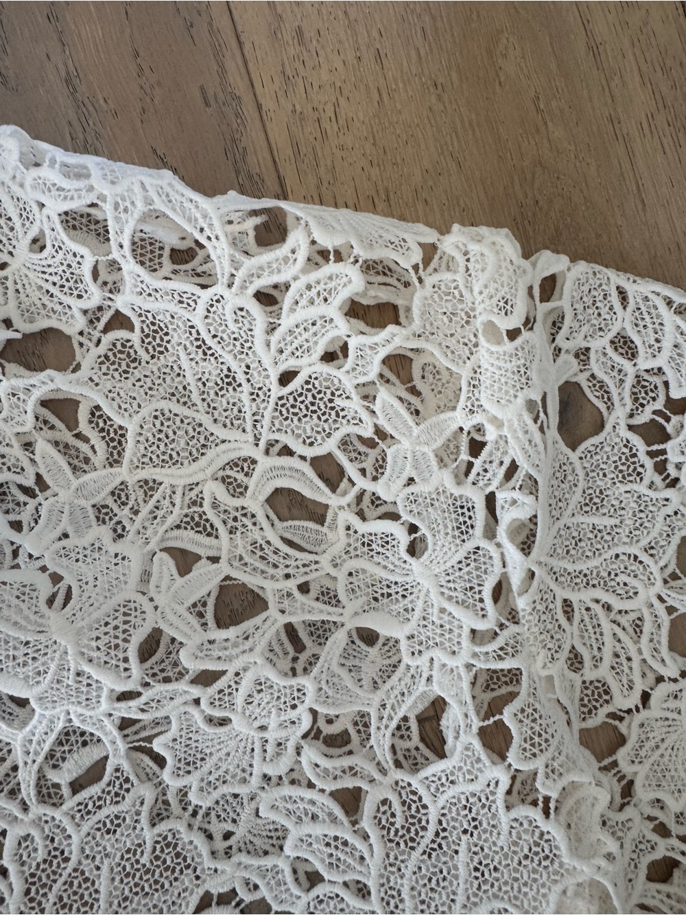 Psophia Vazquez de Castro White Guipure Lace Shirt Top Size S Spain Luxury - Picture 2 of 6